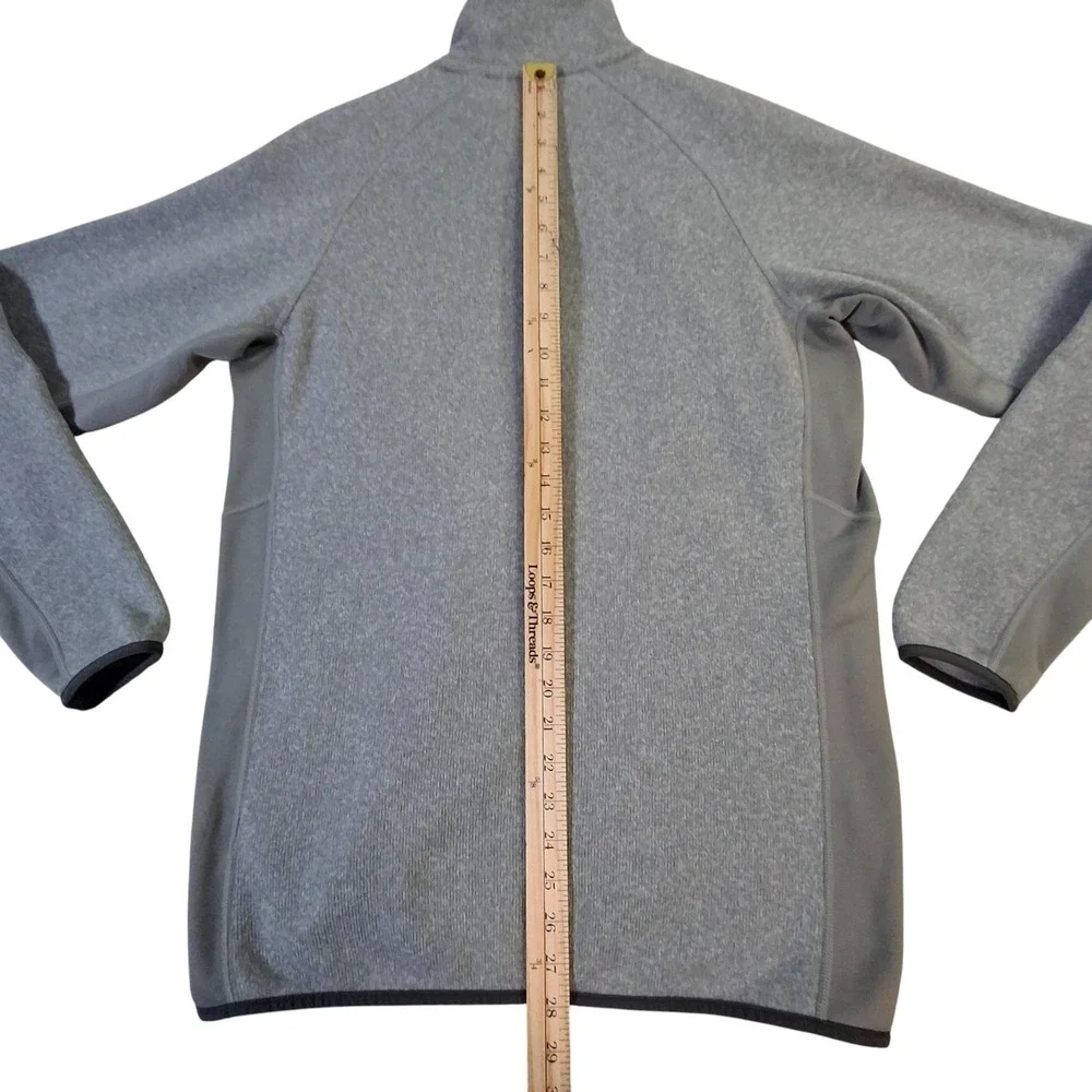 Patagonia Better Sweater Mens Medium Grey Crosstrek 1/4-Zip Fleece Warm 25980